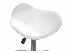 Outlet Clicnbuy Silla de oficina de cuero sintético Blanco