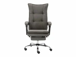 vidaxl Silla de oficina de masaje de tela
