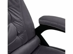 vidaxl Silla de oficina de masaje terciopelo oscuro