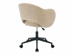 Sale Vente-unique Silla de oficina de tela texturizada - ACACILIO Beige