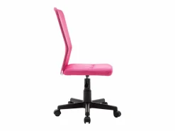 Clicnbuy Silla de oficina de tela de malla 44x52x100 cm Rosa