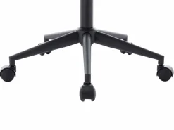 Vente-unique Silla de oficina de tela texturizada altura ajustable - MATOMI