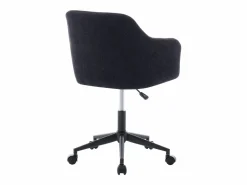 Vente-unique Silla de oficina de tela texturizada altura ajustable - MATOMI