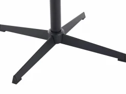 Outlet Vente-unique Silla de oficina de terciopelo y metal negro - CAPULI Beige