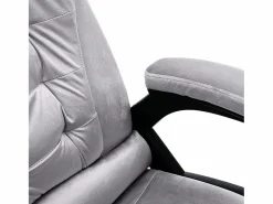 Online vidaxl Silla de oficina de terciopelo claro Gris