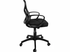 New Silla de oficina ergonómica, asiento de malla reclinable, soporte lumbar, altura ajustable, giratorio, ruedas suaves FEST Silla De Escritorio