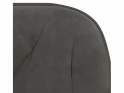 Outlet Clicnbuy Silla de oficina giratoria de terciopelo oscuro Gris