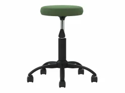 New Clicnbuy Silla de oficina giratoria de terciopelo oscuro Verde