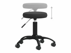 Online Silla de oficina giratoria de terciopelo Taburete De Oficina