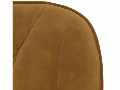 Clearance Silla de oficina giratoria de terciopelo marrón Silla De Escritorio