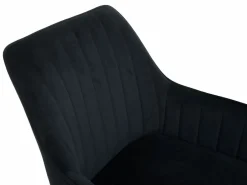 Discount Silla de oficina -J62 de terciopelo con reposabrazos, Silla De Escritorio