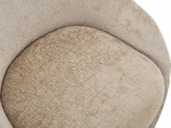 Discount Vente-unique Silla de oficina pana altura ajustable - NAODY Beige