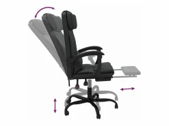 Best Silla de oficina reclinable cuero sintético Silla De Oficina