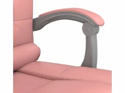 Clicnbuy Silla de oficina reclinable masaje cuero sintético