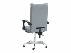 Clearance Silla de oficina reclinable de tela claro Silla De Oficina
