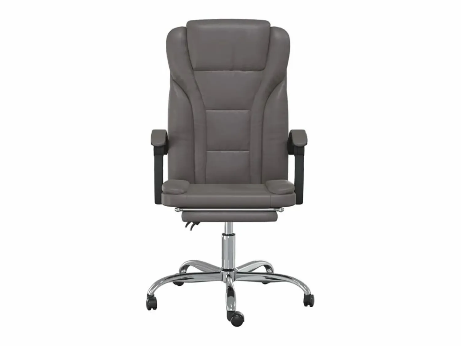 Clicnbuy Silla de oficina reclinable cuero sintético