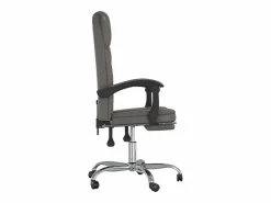 Clicnbuy Silla de oficina reclinable cuero sintético