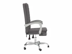 Clicnbuy Silla de oficina reclinable cuero sintético