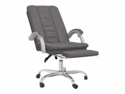 Clicnbuy Silla de oficina reclinable cuero sintético