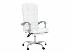 Discount Silla de oficina reclinable masaje cuero sintético Silla De Oficina