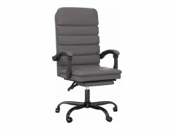 Online Clicnbuy Silla de oficina reclinable masaje cuero sintético Gris