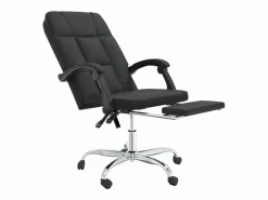 Clicnbuy Silla de oficina reclinable cuero sintético