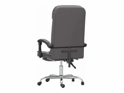 Hot Silla de oficina reclinable masaje cuero sintético Silla De Oficina