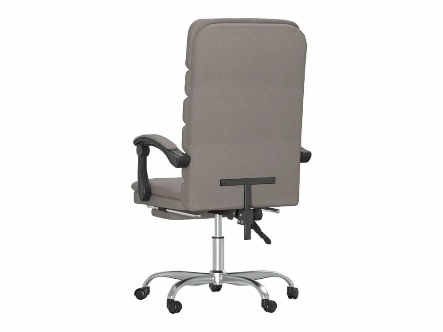 Discount Clicnbuy Silla de oficina reclinable con masaje tela gris taupé Topo