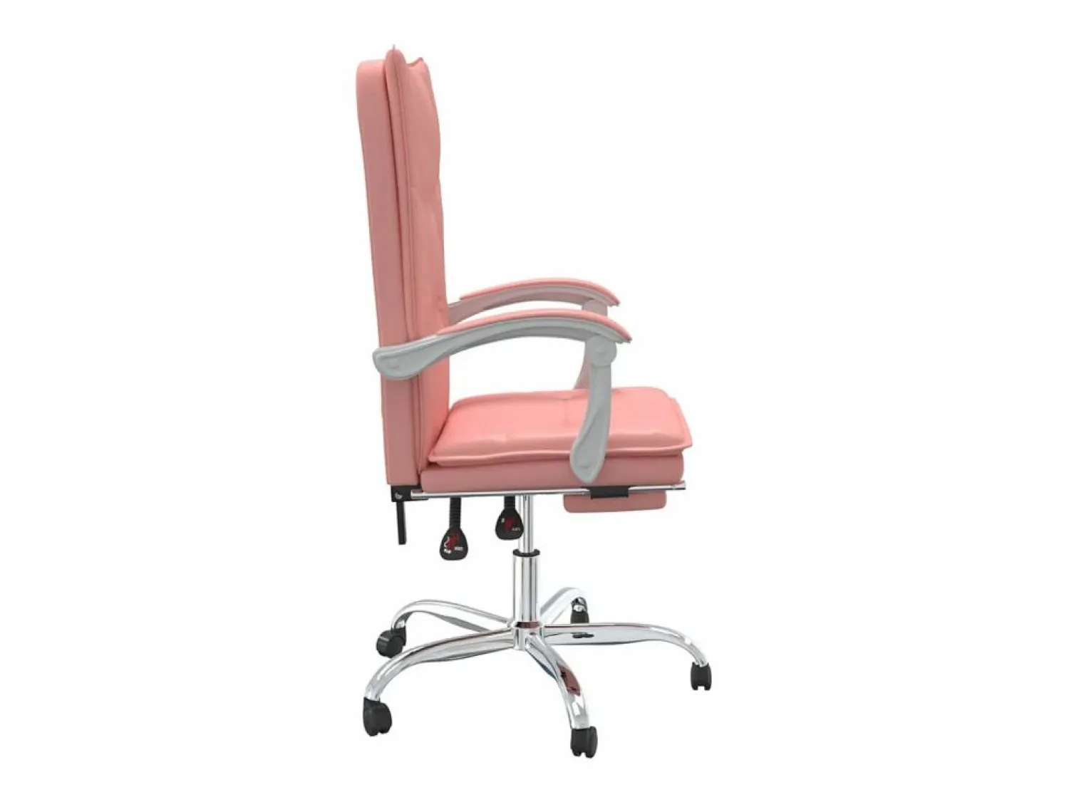 Outlet Clicnbuy Silla de oficina reclinable cuero sintético Rosa
