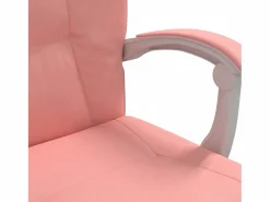Outlet Clicnbuy Silla de oficina reclinable cuero sintético Rosa