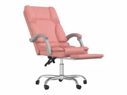 Outlet Silla de oficina reclinable masaje cuero sintético Silla De Oficina