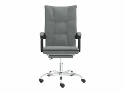 Clearance Silla de oficina reclinable de tela oscuro Silla De Oficina