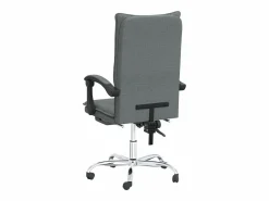 Clearance Silla de oficina reclinable de tela oscuro Silla De Oficina