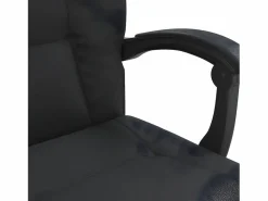 Discount Clicnbuy Silla de oficina reclinable cuero sintético Negro