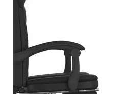 Outlet Clicnbuy Silla de oficina reclinable cuero sintético Negro