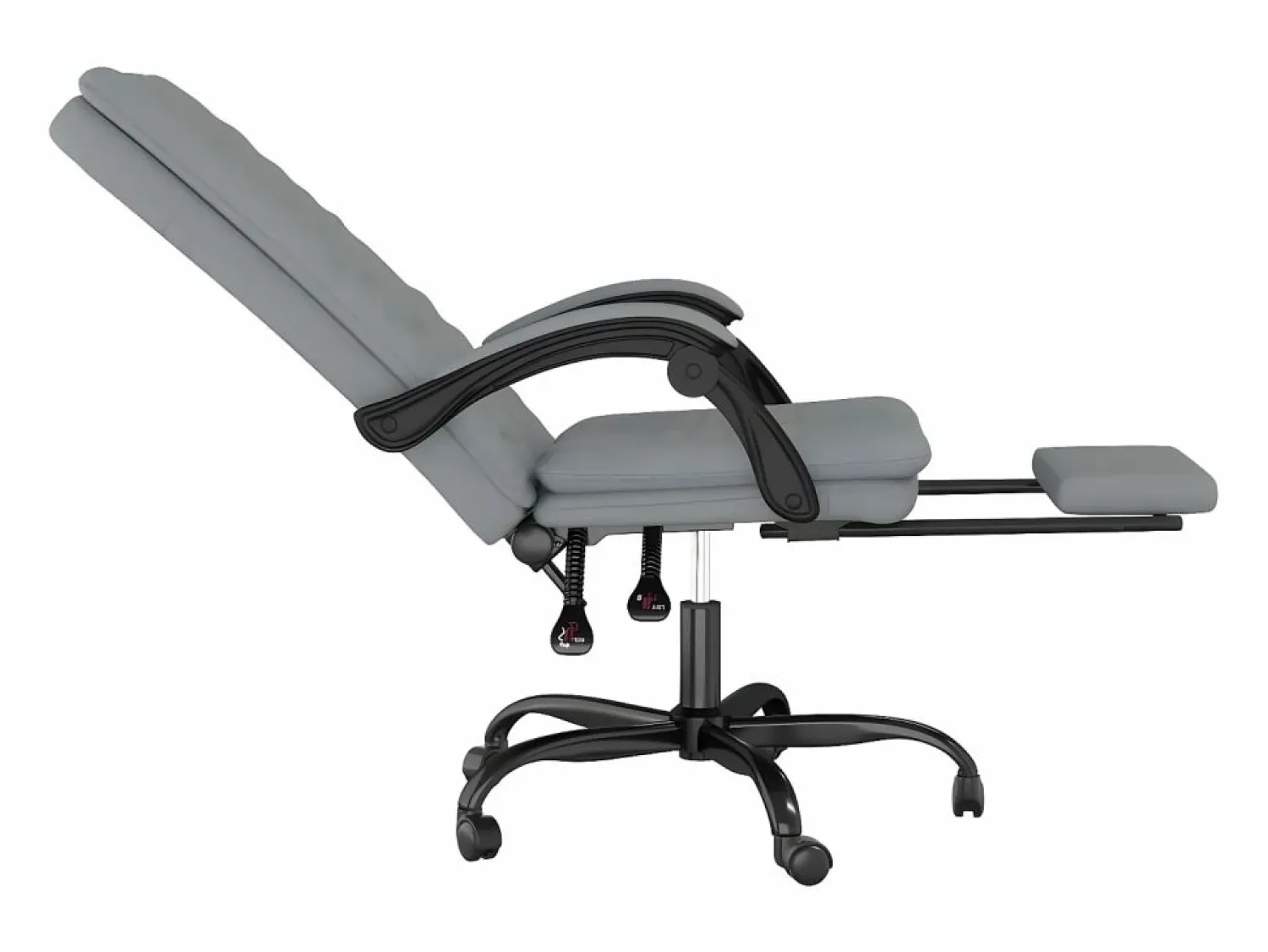 New Silla de oficina reclinable de tela claro Silla De Oficina