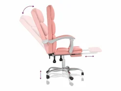 Hot Silla de oficina reclinable cuero sintético Silla De Oficina