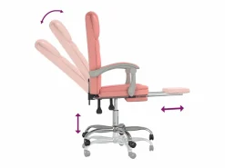 Hot Silla de oficina reclinable cuero sintético Silla De Oficina