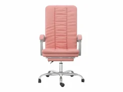 Clicnbuy Silla de oficina reclinable cuero sintético
