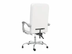 Clicnbuy Silla de oficina reclinable cuero sintético