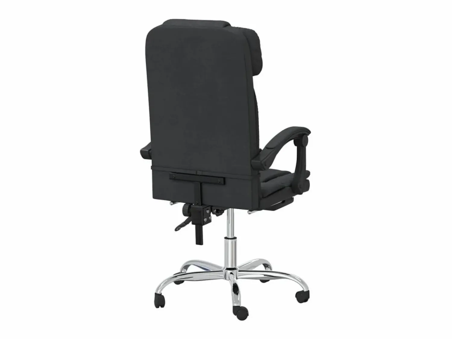 Clicnbuy Silla de oficina reclinable masaje cuero sintético