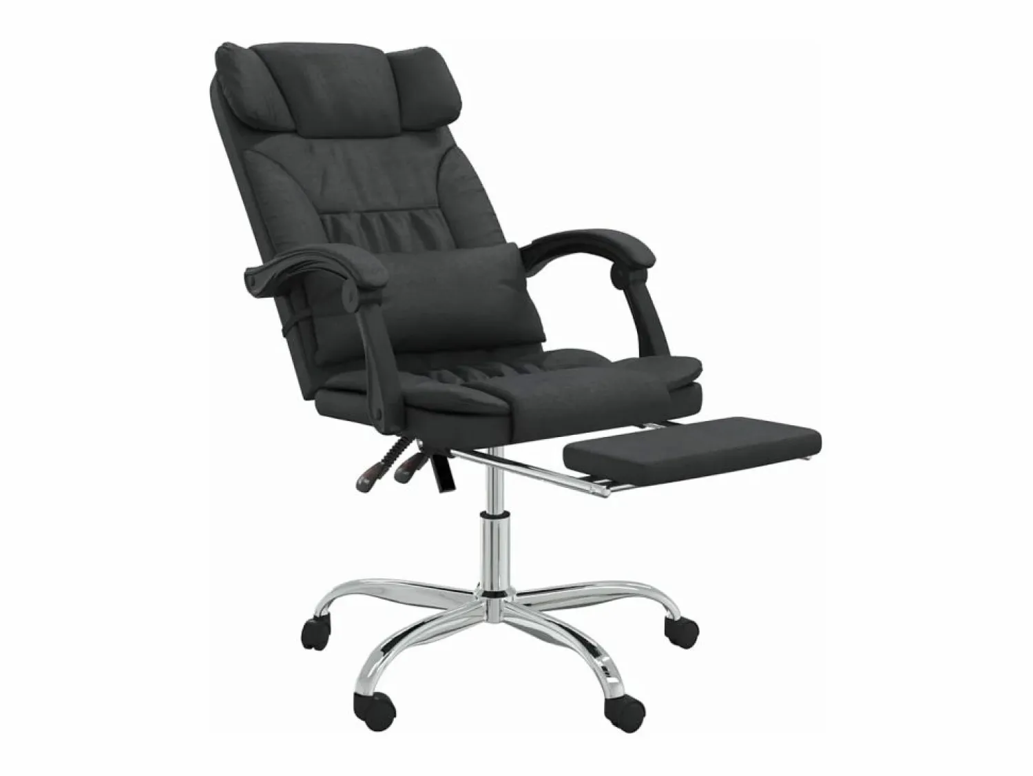 Clicnbuy Silla de oficina reclinable masaje cuero sintético