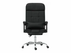 Sale Clicnbuy Silla de oficina reclinable masaje cuero sintético Negro
