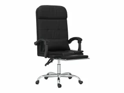 Sale Clicnbuy Silla de oficina reclinable masaje cuero sintético Negro