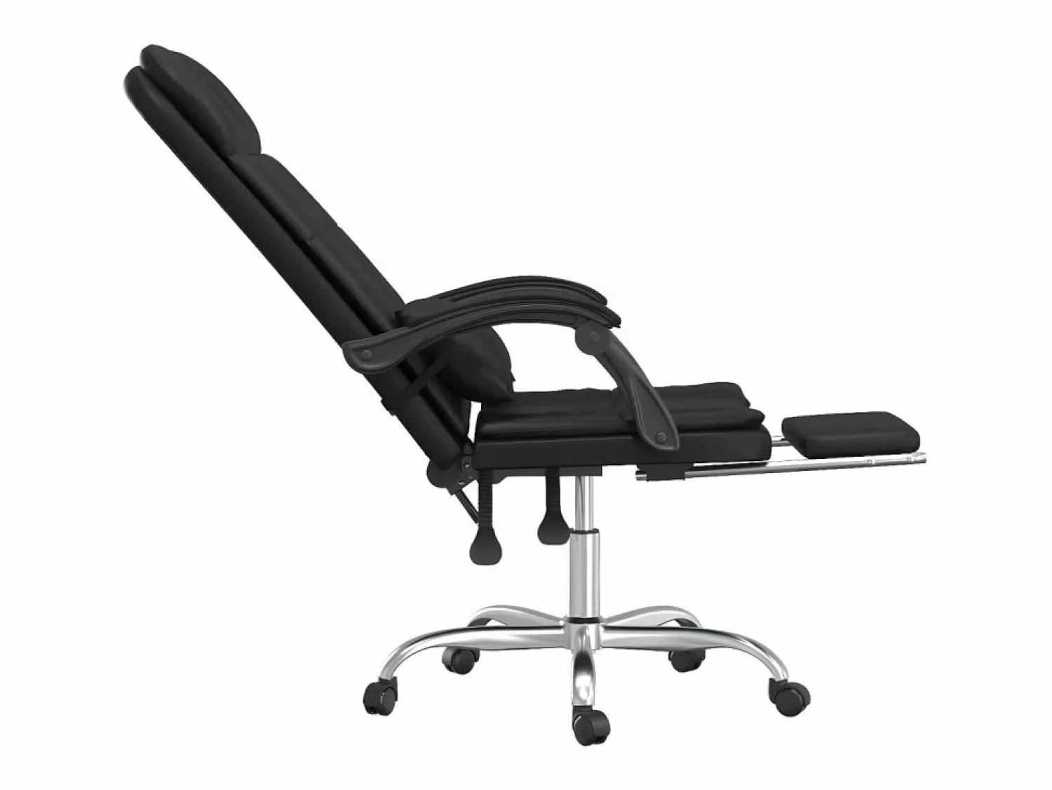 Sale Clicnbuy Silla de oficina reclinable masaje cuero sintético Negro