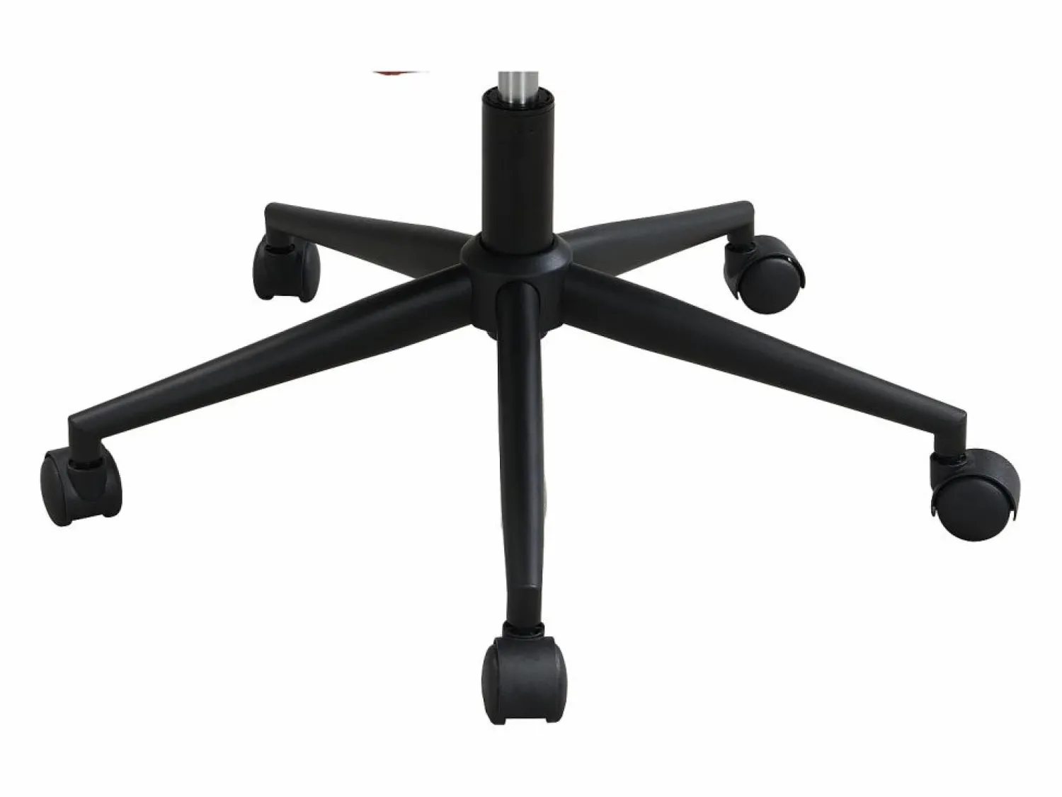 Vente-unique Silla de oficina terciopelo y negro altura regulable - PEGA de Pascal Morabito