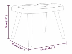 Sale Silla de relajación con reposapiés tela patchwork Sillón