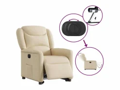 Sale Silla de relax | Sillón eléctrico reclinable elevable de tela color SHL2366 Sillón Relax