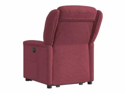 Sale Silla de relax | Sillón eléctrico reclinable elevable de tela tinto SHL7947 Sillón Relax