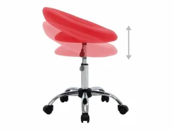 Hot Silla de trabajo con ruedas cuero sintético Taburete De Oficina